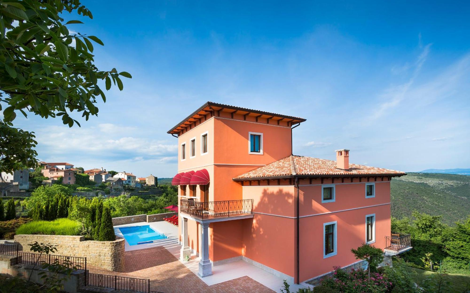 B&B Palazzo Angelica Adults Only Oprtalj Esterno foto